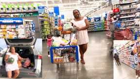 Grocery shopping 🛍 haul with my kids