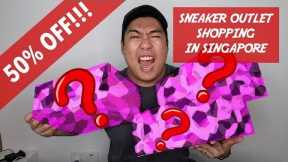 SINGAPORE SNEAKER OUTLET SHOPPING! DEALS @ 50% OFF!!!