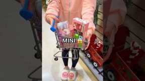 My Sister Buys Whatever FITS into a MINI SHOPPING CART! 😱🛍️🛒 *Target Shopping Spree*