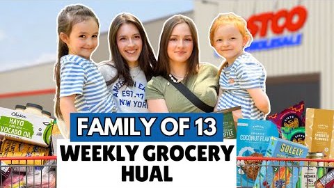 Massive $1,700 Costco Grocery Haul | SUMMER RESTOCK – Family of 13