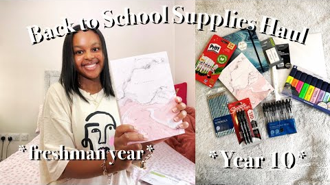 Back to School Supplies Haul 2023 | preparing for back to school uk