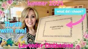 Crowded Shelves at Goodwill Thrift Store! FabFitFun Summer 2025 UNBOXING |