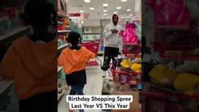 Which birthday surprise shopping spree would you do? I think we may make this an every year thing!