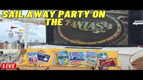 🔴 LIVE: From the Disney Fantasy for the Sail away party on Disney Cruise Line 5/1/2025