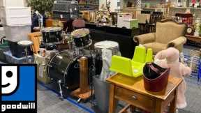 GOODWILL SHOP WITH ME FURNITURE CHAIRS TABLES HOME DECOR KITCHENWARE SHOPPING STORE WALK THROUGH