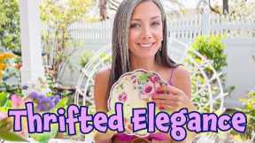 Spring Home Decor - Goodwill Shopping and Decorating on a Budget - Thrift Haul