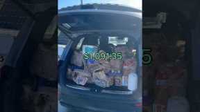 Let’s go get our monthly $1,000 worth of grocery!