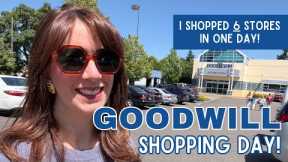 6 Goodwill Stores in ONE DAY! | Thrifting + Vintage Haul