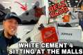 Air Jordan 4 White Cements SITTING