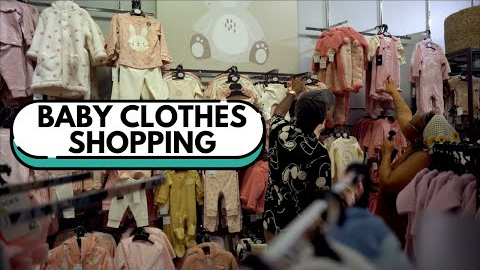 SHOPPING FOR BABY CLOTHES FOR THE FIRST TIME.