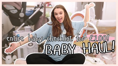 Newborn Baby Haul | Checklist for £200! | Newborn Essentials