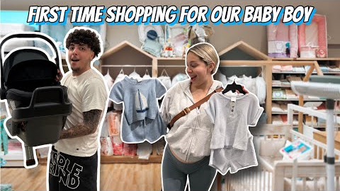 WE WENT SHOPPING FOR OUR BABY BOY FOR THE FIRST TIME!!