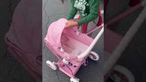 Scarlett wanted to bring her baby shopping! @AmericanGirl #americangirl #pretendplay #shorts