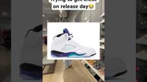 Trying to find Grape Jordan 5’s on release day🫣 #sneaker #shoes