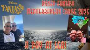 Disney Fantasy Mediterranean Cruise Vlogs May 2025 - Sea Day - Onboard Shopping & Winning Bingo!