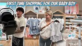 WE WENT SHOPPING FOR OUR BABY BOY FOR THE FIRST TIME!!