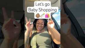 Let’s go baby shopping 🛍️👶🏽🍼 #vlog #pregnancy #momtobe #shoppingvlog #wife