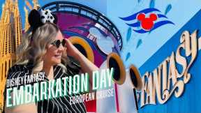 DISNEY FANTASY CRUISE⚓️European Sailing May 2025| Barcelona Travel Day & Embarkation Day