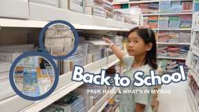 BACK TO SCHOOL PREP 📚 | School Supplies Shopping & Haul + What's in my bag || GS Diaries 🌸