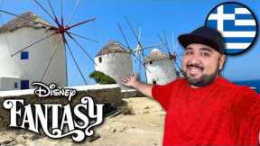 WELCOME TO MYKONOS, GREECE! Disney Fantasy 7-Night Greek Isles Cruise! Disney Cruise Vlog