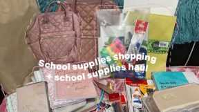 School supplies shopping + school supplies haul 💞💌| Chantelle