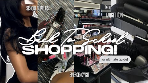 BACK TO SCHOOL SUPPLIES SHOPPING + HAUL | *senior year edition*