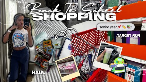 BACK TO SCHOOL SUPPLIES SHOPPING+HAUL 2025|JordynBriyahna