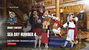 PIRATE DAY & NIGHT ABOARD DISNEY FANTASY 🏴‍☠️ | Short Queues, Pirate Attire & Fireworks at Sea!