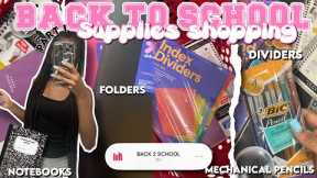 BACK TO SCHOOL SUPPLY SHOPPING ’25📓🎀|PART 1notebooks,folders,haul,dividers| sophomore year