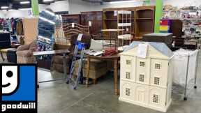 GOODWILL SHOP WITH ME FURNITURE ARMCHAIRS SOFAS TABLES DECOR KITCHENWARE SHOPPING STORE WALK THROUGH