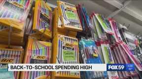 Back to school shopping at record high for parents