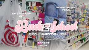 BACK TO SCHOOL SUPPLY SHOPPING + HAUL | SOPHOMORE YEAR