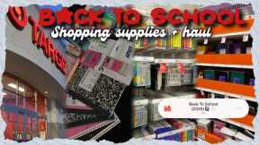 BACK TO SCHOOL SUPPLY SHOPPING + HAUL 2025 📓🫧 | Target shopping, student essentials & tips 💕