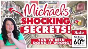 MUST SEE Michaels Hacks to save BIG! 😲 Pro Shopping Tips Michaels Doesn't Want You To Know!