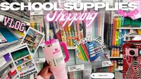 BACK TO SCHOOL SUPPLIES SHOPPING VLOG AT TARGET 2025 | SENIOR YEAR EDITION