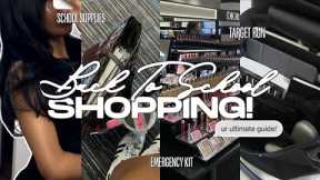 BACK TO SCHOOL SUPPLIES SHOPPING + HAUL | *senior year edition*