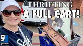 FILLING MY CART while Goodwill Thrift Store Shopping•Thrift Store Finds•Thrift with Me & Thrift Haul