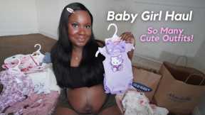 I Couldn’t Stop Shopping for My Baby Girl 👶🏽💖 | Baby Girl Clothing Haul (27 Weeks Pregnant!)