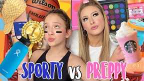 💄PREPPY🌸 VS 🛼SPORTY 🏀 TARGET SHOPPING CHALLENGE *NO BUDGET* 🤑