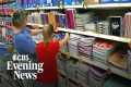 Parents rush to buy school supplies