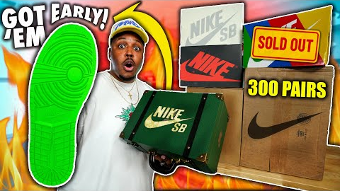 There's Only 300 Pairs Of These! INSANE Early Sneaker Unboxing + SOLD OUT NIKE Found At Thrift Store