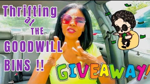 LETS GO THRIFTING at The GOODWILL BINS‼️ MASSIVE THRIFT HAUL‼️💰It's GIVEAWAY TIME AGAIN😛