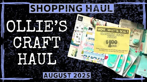 Ollie’s Craft Haul: $1 American Crafts and Heidi Swapp Items [Shop With Me]