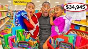 LONDYN AND MJ BACK TO SCHOOL SUPPLIES SHOPPING...