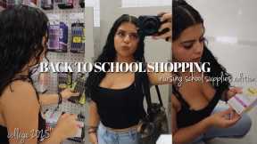 back to school shopping | school supplies edition | 2025 | nursing school supplies shopping