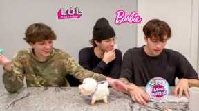 20 year olds playing with kids toys.