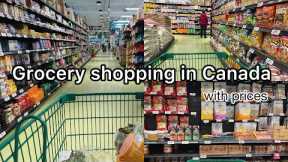 Grocery Shopping Compilation in Canada with prices 🛒🛒