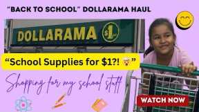 Back to School on a Budget 2025 | Dollarama Haul Canada 🇨🇦 | Abbi & Mom