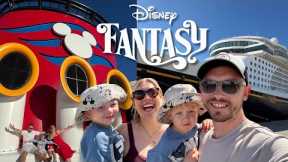 ✨OUR FIRST EVER DISNEY CRUISE - Embarkation Day on the Disney Fantasy! | Barcelona to Southampton ✨🚢