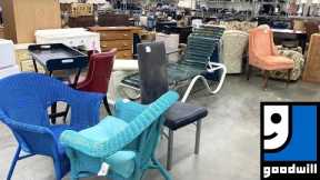 GOODWILL SHOP WITH ME FURNITURE ARMCHAIRS TABLES DESKS KITCHENWARE DECOR SHOPPING STORE WALK THROUGH
